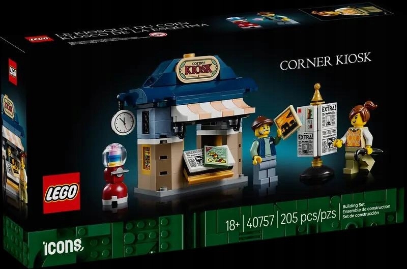 Lego 40575 Icons – Kiosek Na Rohu