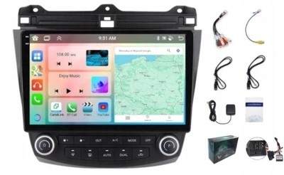 Rádio Navigácia Gps Android Honda Accord 2002-2008 Carplay 4/64GB