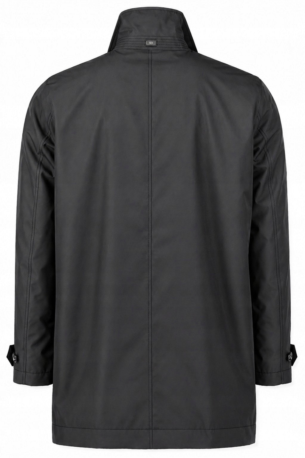 S4 Jarní Kabát Velké Velikosti, Černý, Velikost 4XL