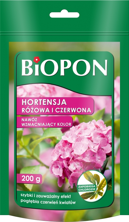 

Nawóz do hortensji Biopon wzmacnia kolor 200g