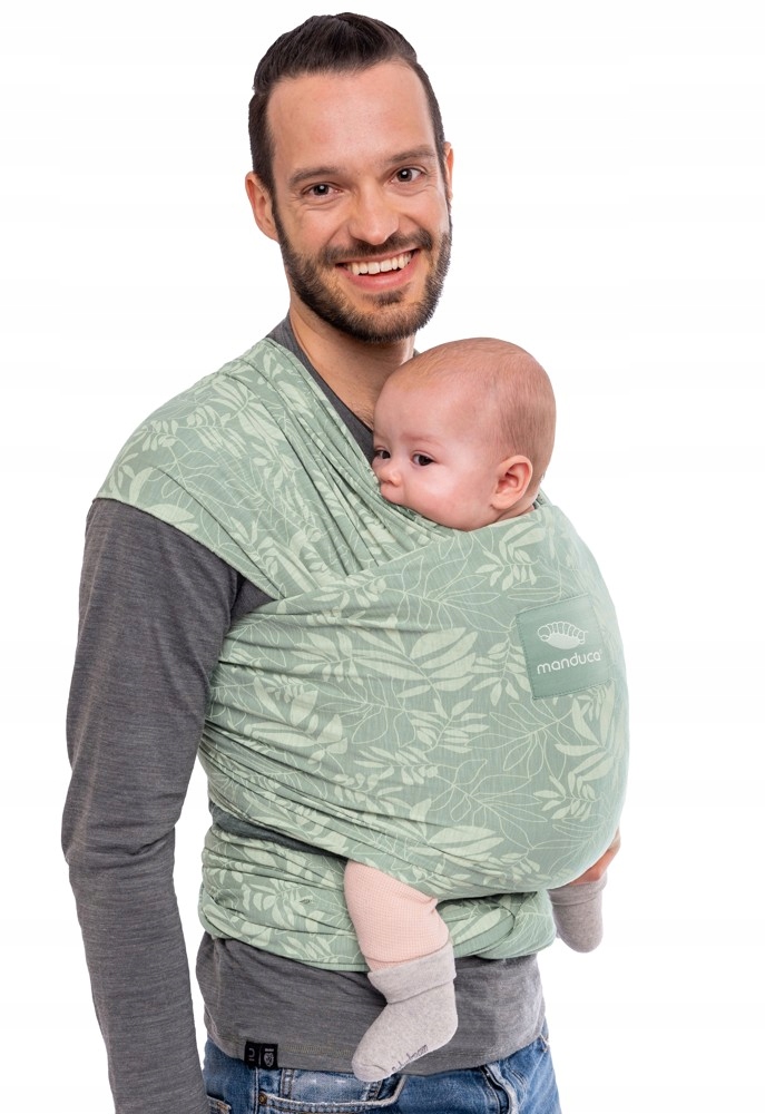 manduca Sling LimitedEdition BotanicGreen - elastyczna chusta do noszenia dzieci