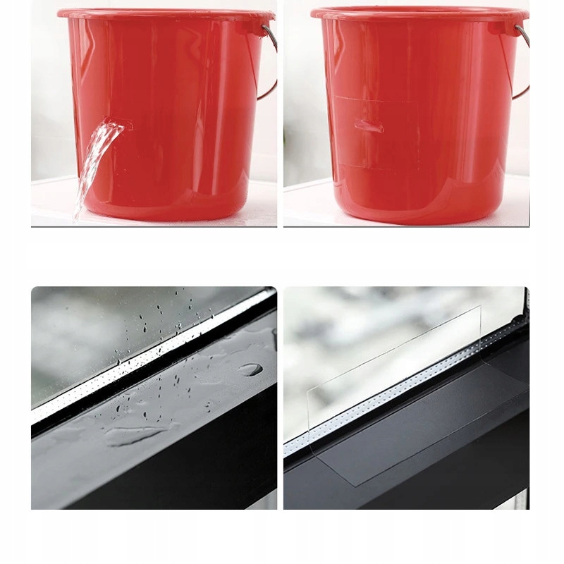 TAŚMA NAPRAWCZA DO BASENU ŁATKI PRZEŹROCZYSTE PRZEZROCZYSTA ŁATKA 10x150cm Producent bez marki