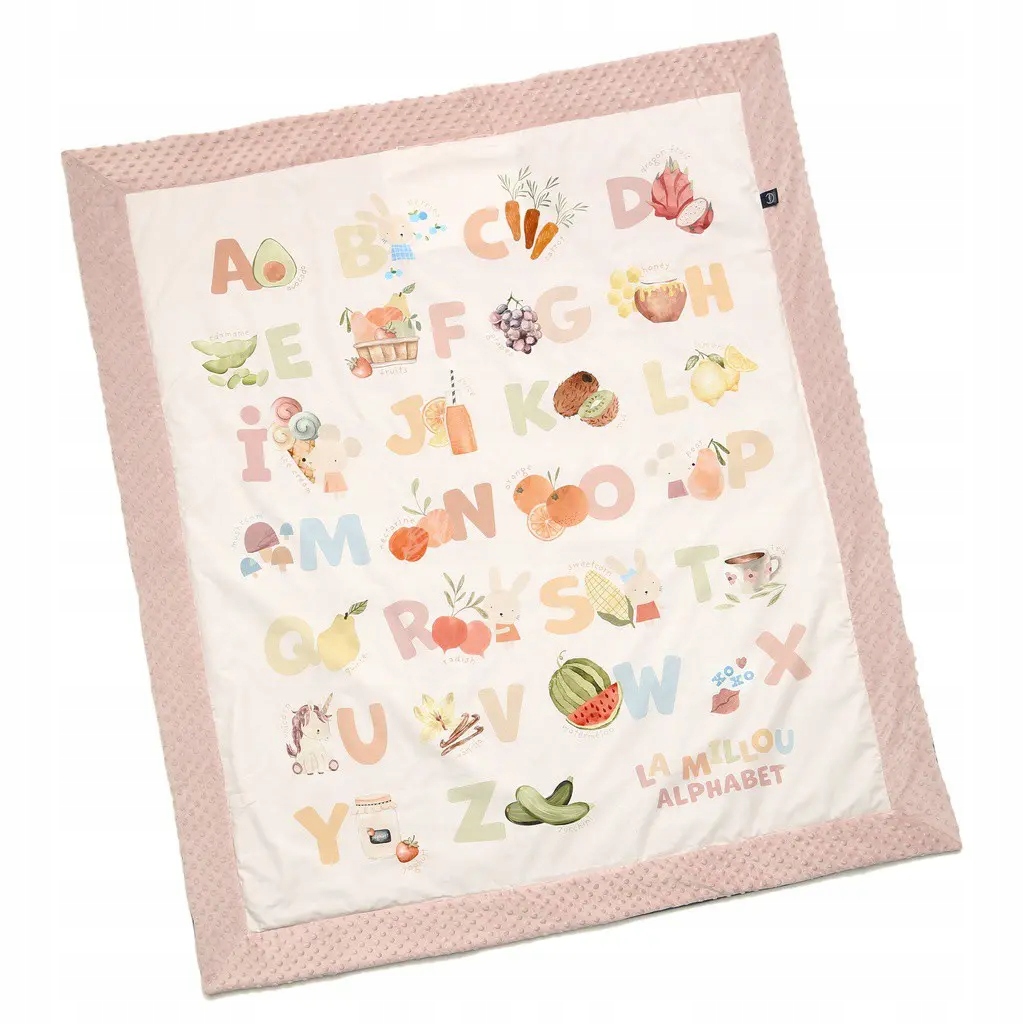 Koc Piknikowy Abc Fruits Alphabet XL La Millou