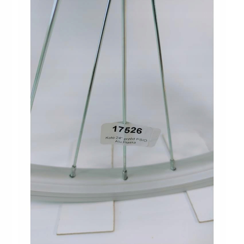 Koło 24" przód PS/ Obręcz Aluminiowa Płaska Model 24