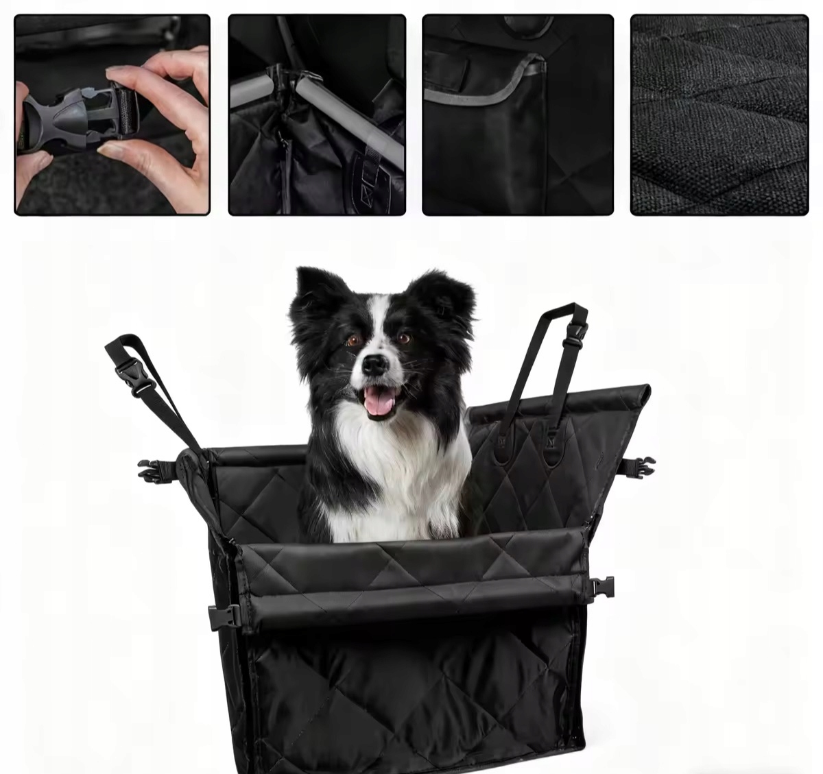 Levně Polštáře Pro Psí Sedadlo Do Velkého Automobilu Se Skrytou Přezkou