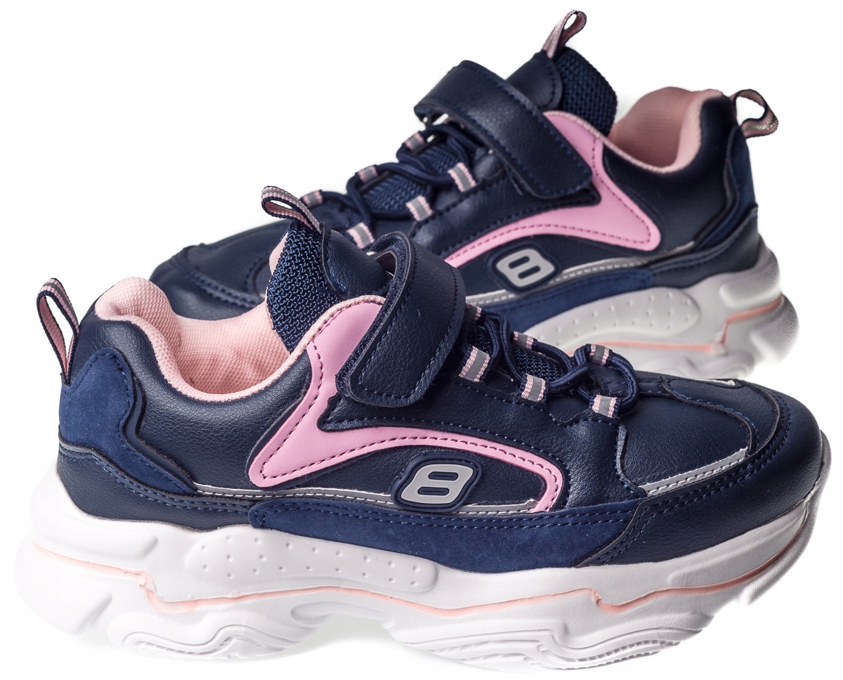 CLIBEE СПОРТИВНАЯ ОБУВЬ ДЛЯ ДЕВОЧЕК ТЕМНО-СИНИЕ РАЗМ. 35