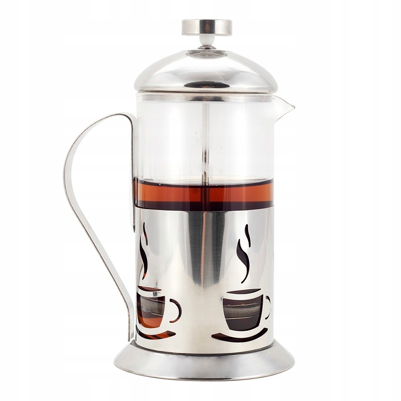 SZKLANY ZAPARZACZ DO HERBATY KAWY FRENCH PRESS 350 ml KAMILLE Przeznaczenie Do herbaty Do kawy