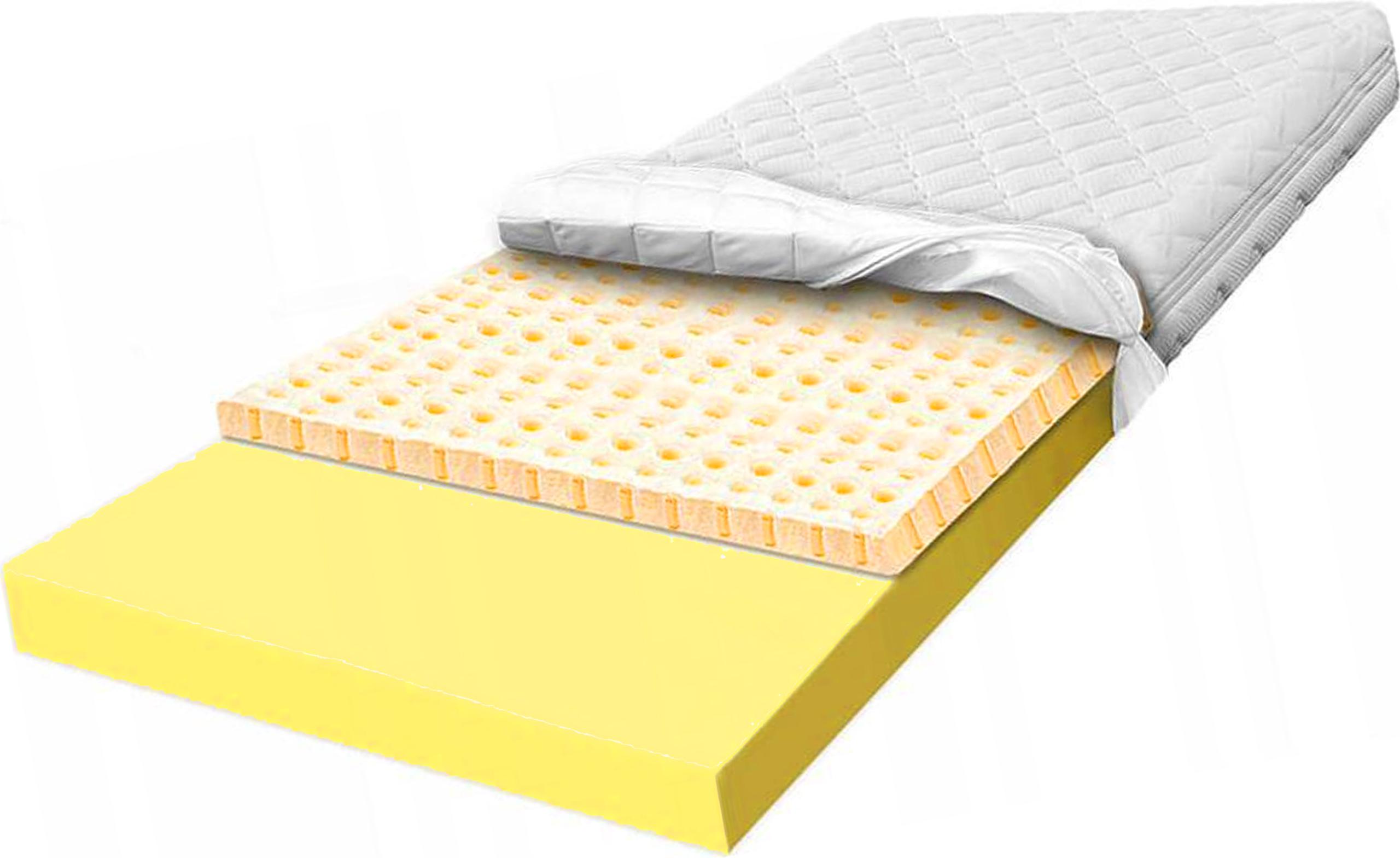 Pěnová Matrace H2 180x200 s latexem, ventilační, prodyšná pěna 8 cm