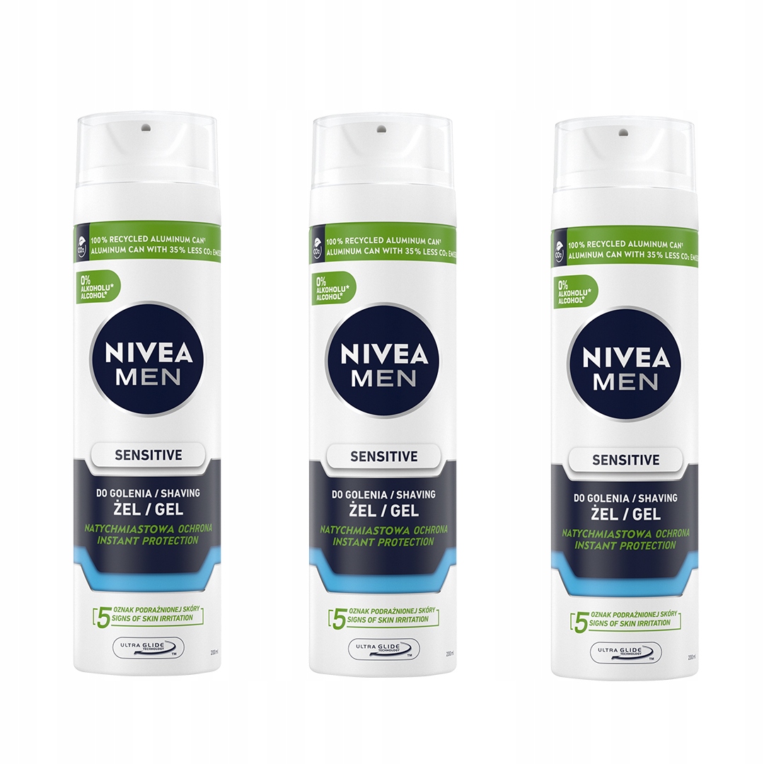 

Żel do golenia Nivea Men Sensitive 200ml x 3 szt