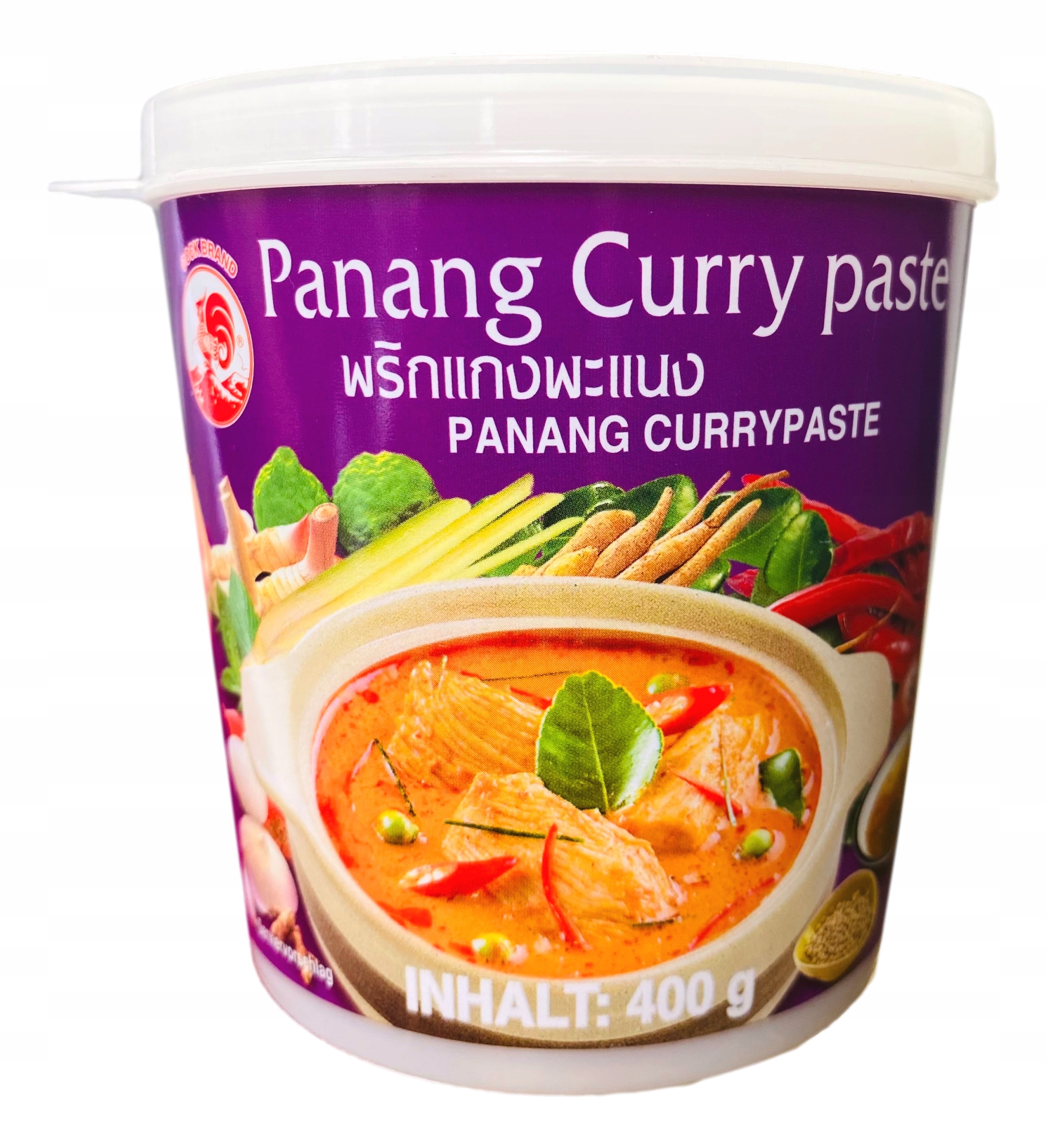 

Pasta Curry Panang 400g Tajska Cock