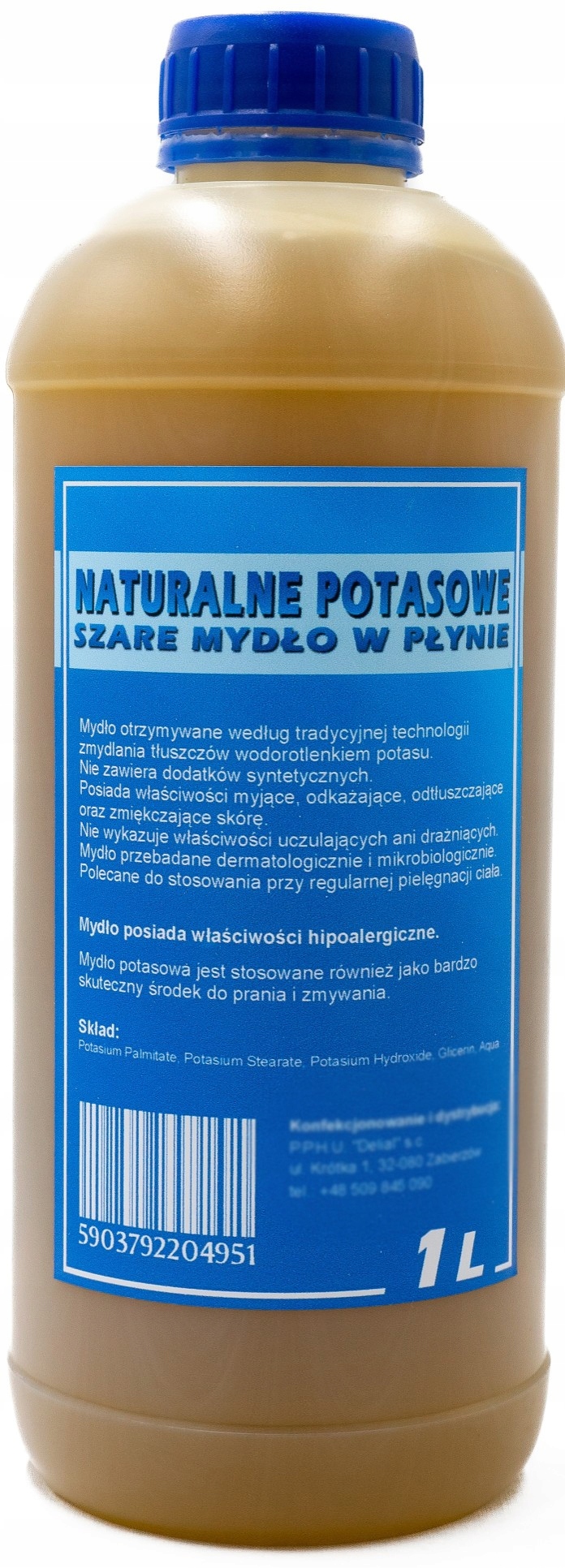 

Mydło Potasowe W Płynie Szare Mydło Naturalne 1l