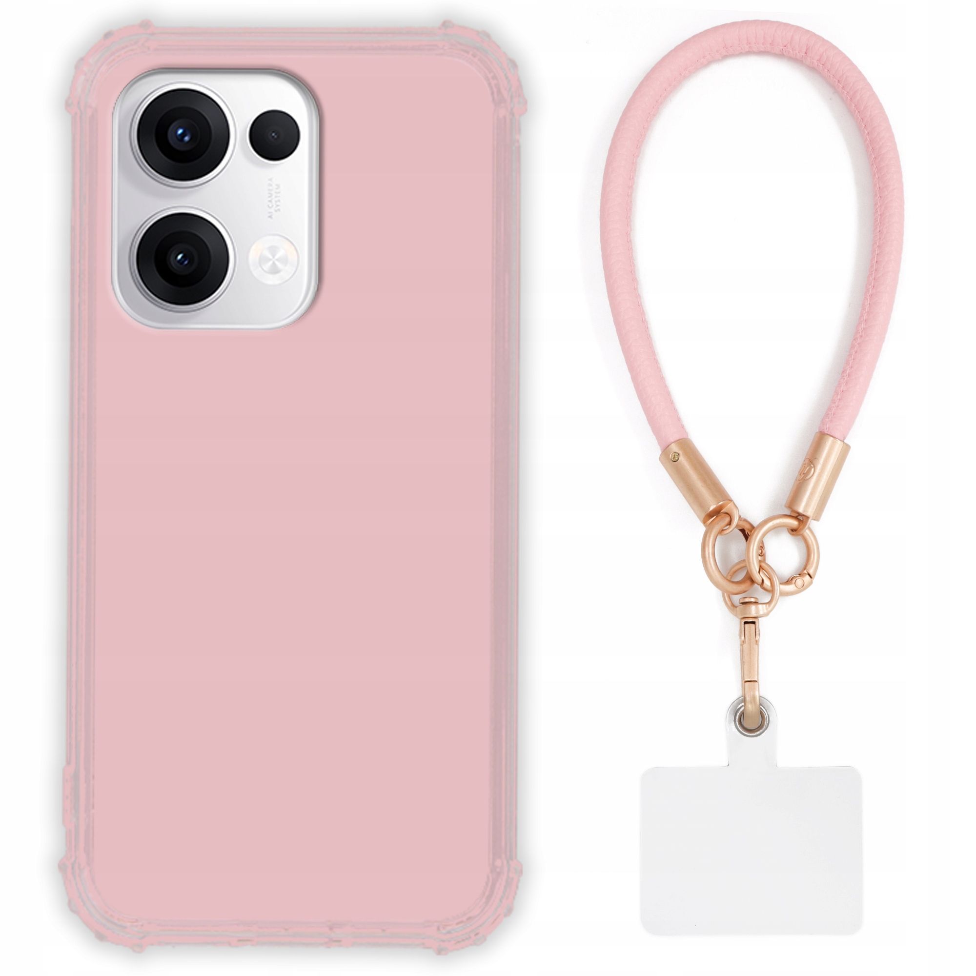 Puzdro Pre Oppo Reno 13 Case Antishock Pinky Ružové Vodítko Sada Odolné Tpu