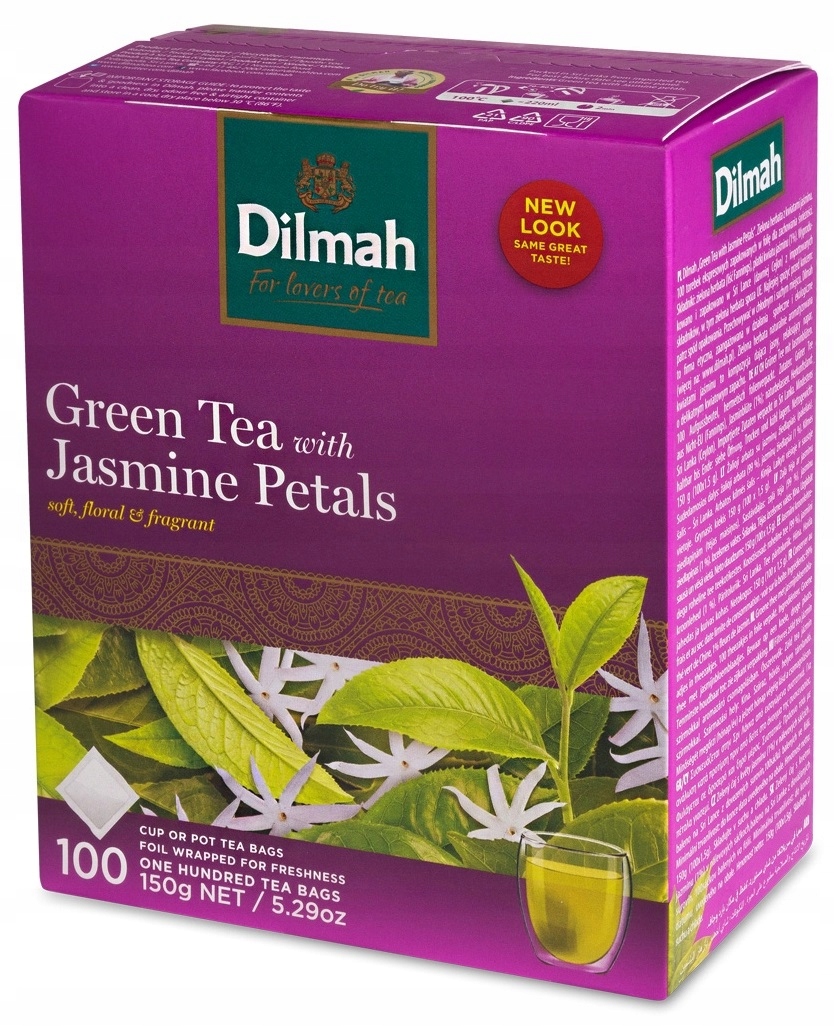 Dilmah Jasmine Green Tea herbata zielona 100 szt. 12801317976 Allegro.pl