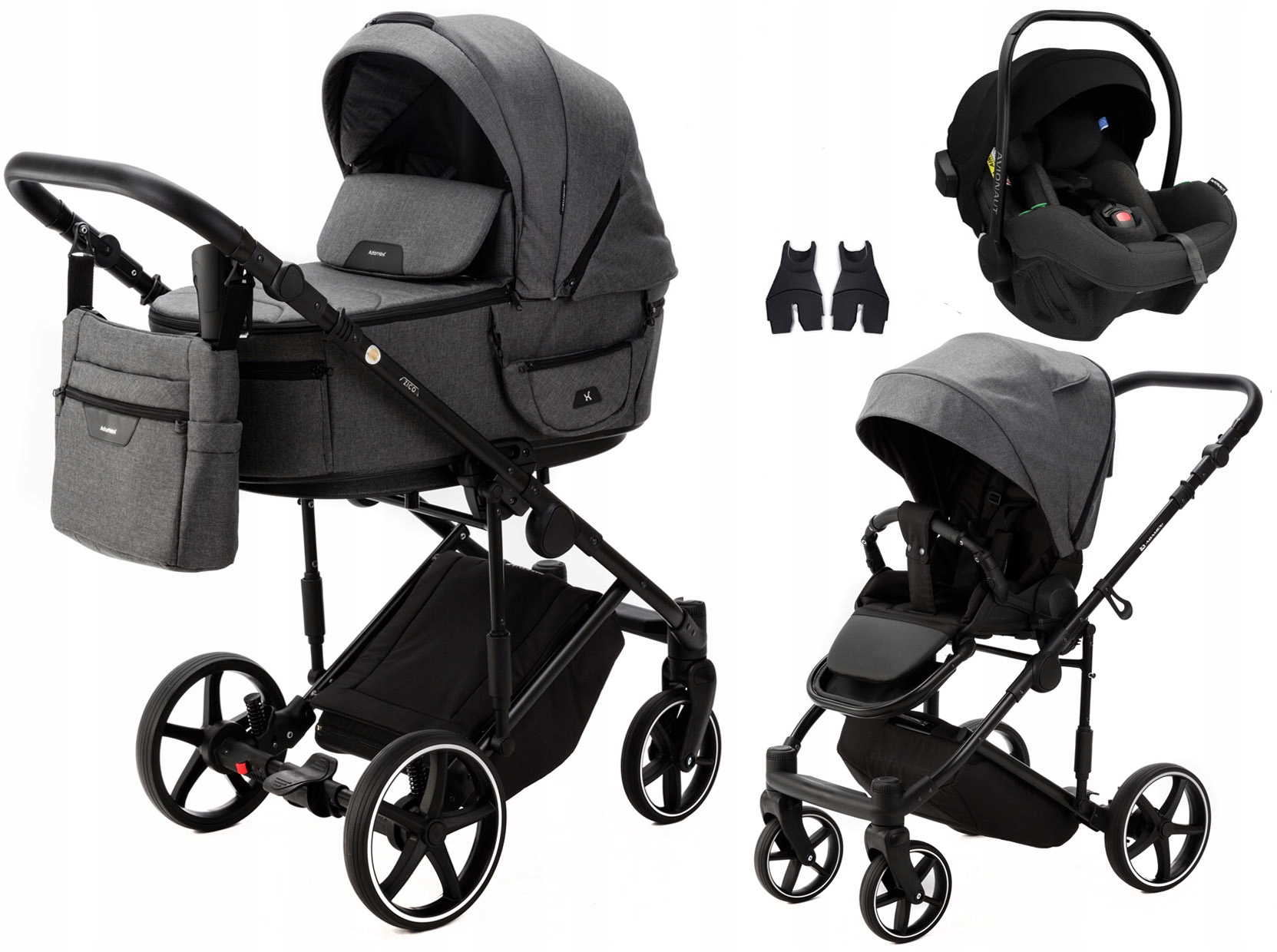 WÓZEK ADAMEX ZICO NEW AVIONAUT PIXEL PRO 3w1 kol. 57