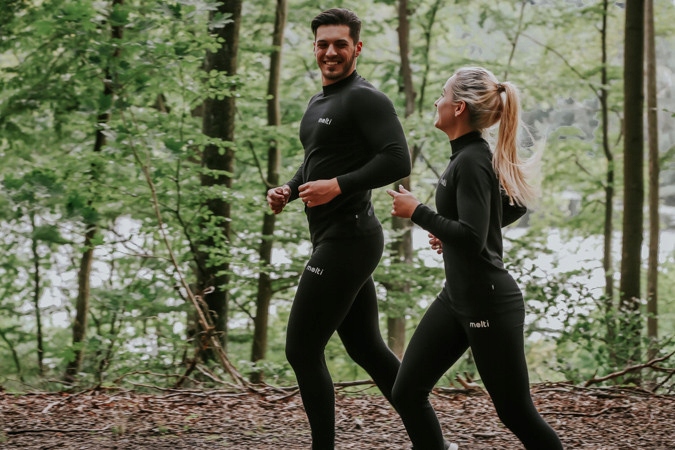 Bielizna termoaktywna komplet męska termiczna M molti Typ nogawki długa