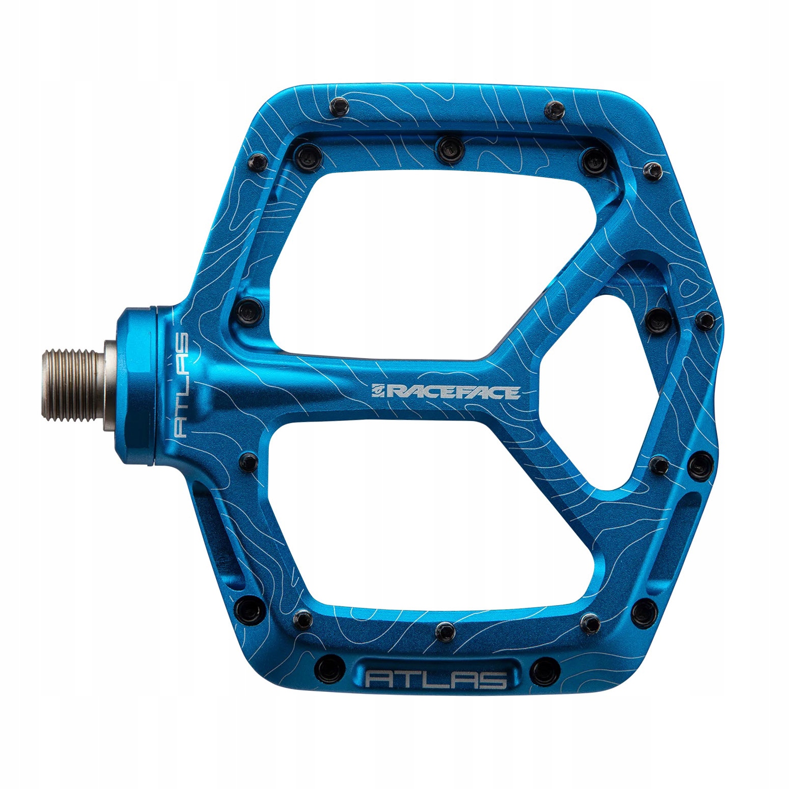 Pedały platformowe RACE FACE ATLAS - Blue # DH FR Enduro MTB Dirt Kod producenta PD22ATLASBLU