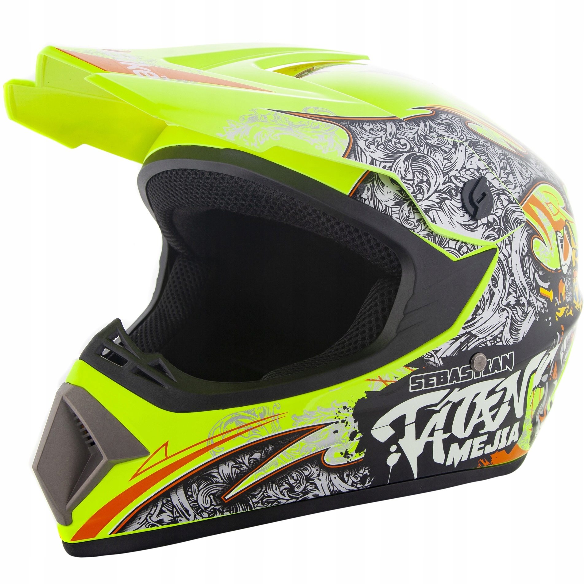 Kask Cross Gogle Na Quad Motor Enduro Quad Rower Bmx Hulajnoga S