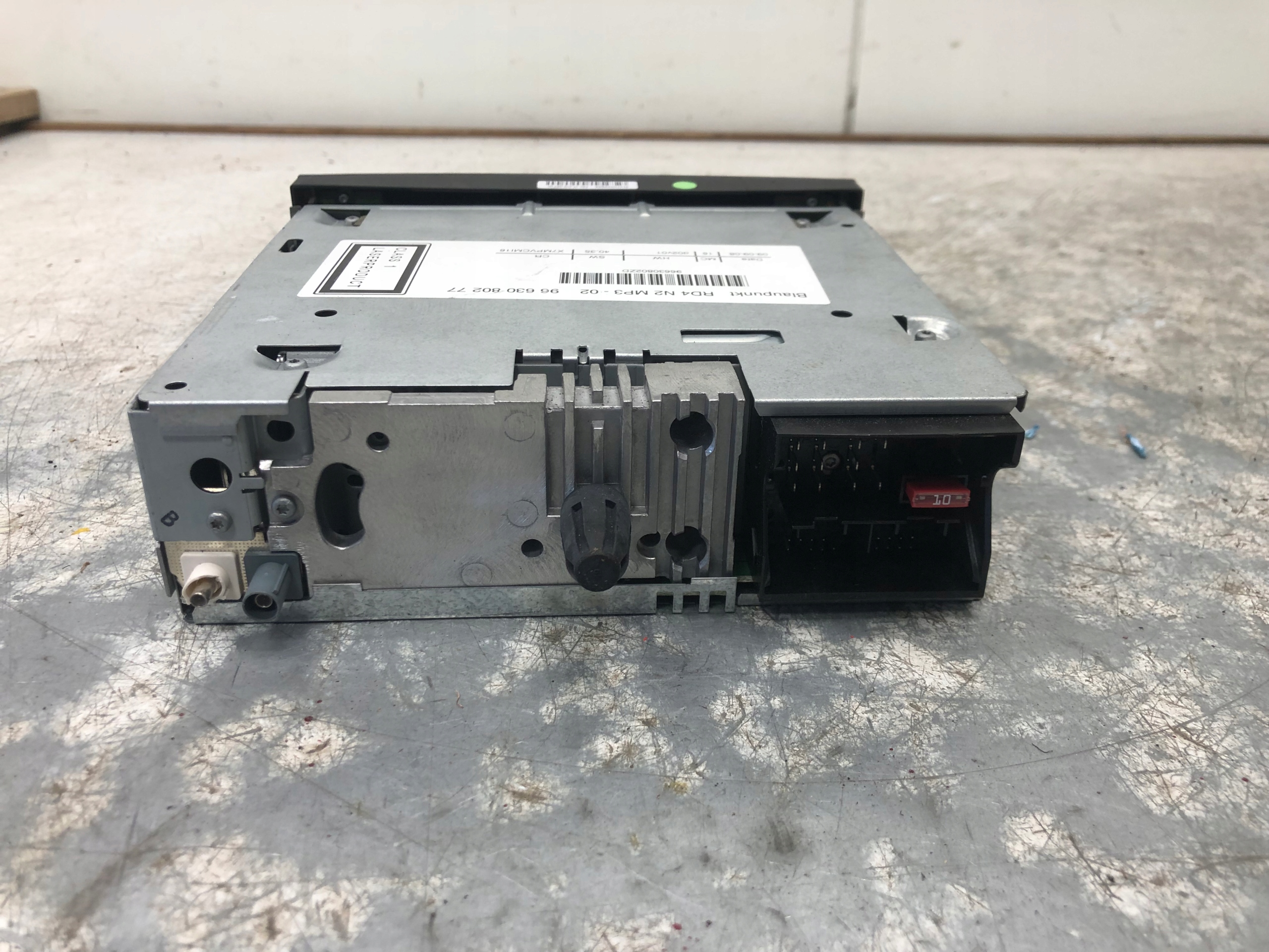 RADIO CD MP3 CITROEN C5 III 9663080277