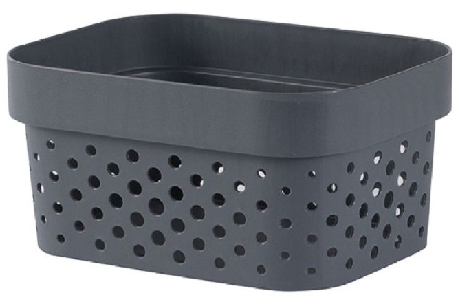 

Curver pojemnik ażurowy Infinity ciemno szary 1,4l