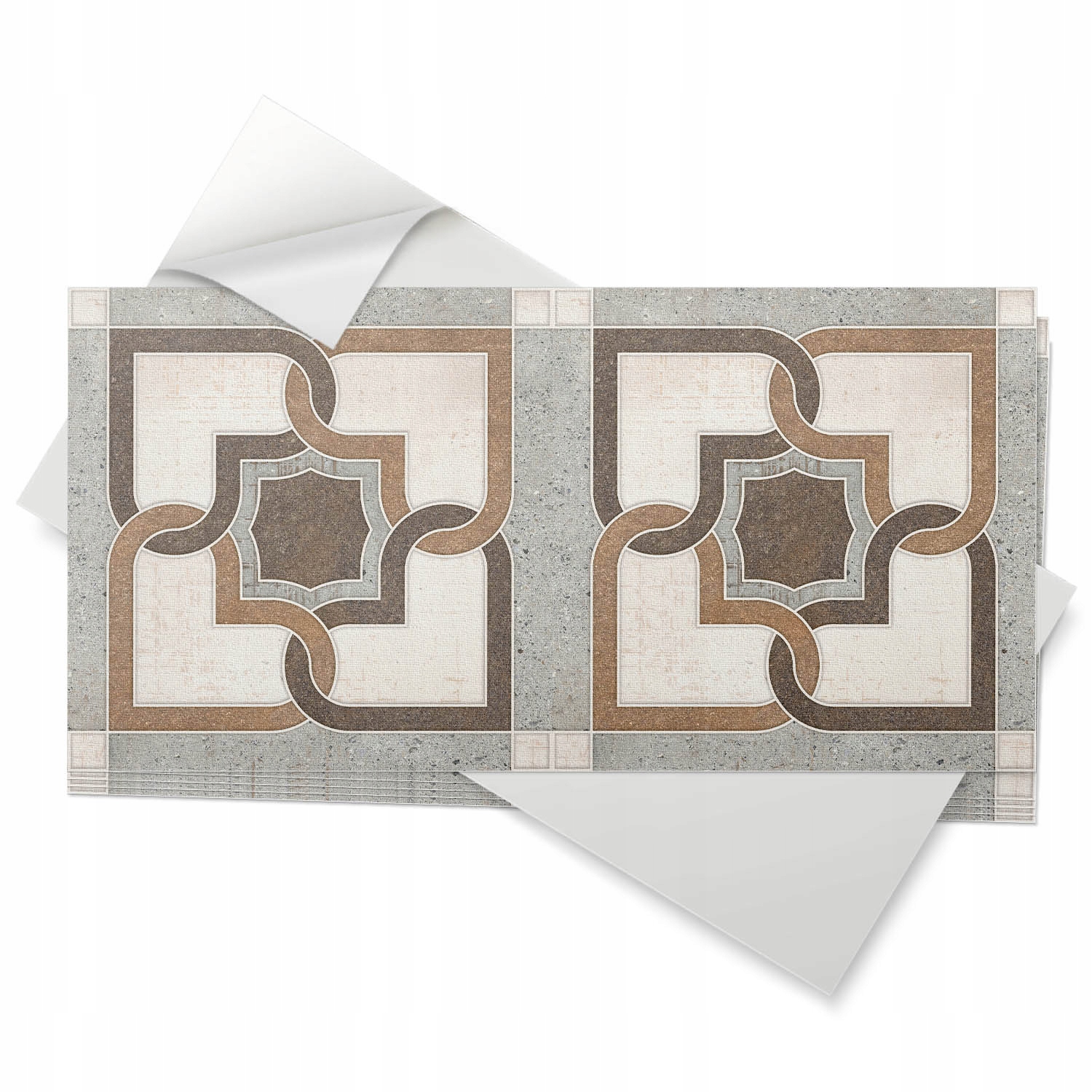 Balíček Pvc vinylových dlaždic 6 ks 60x30 cm Geometrický vzor dlaždic