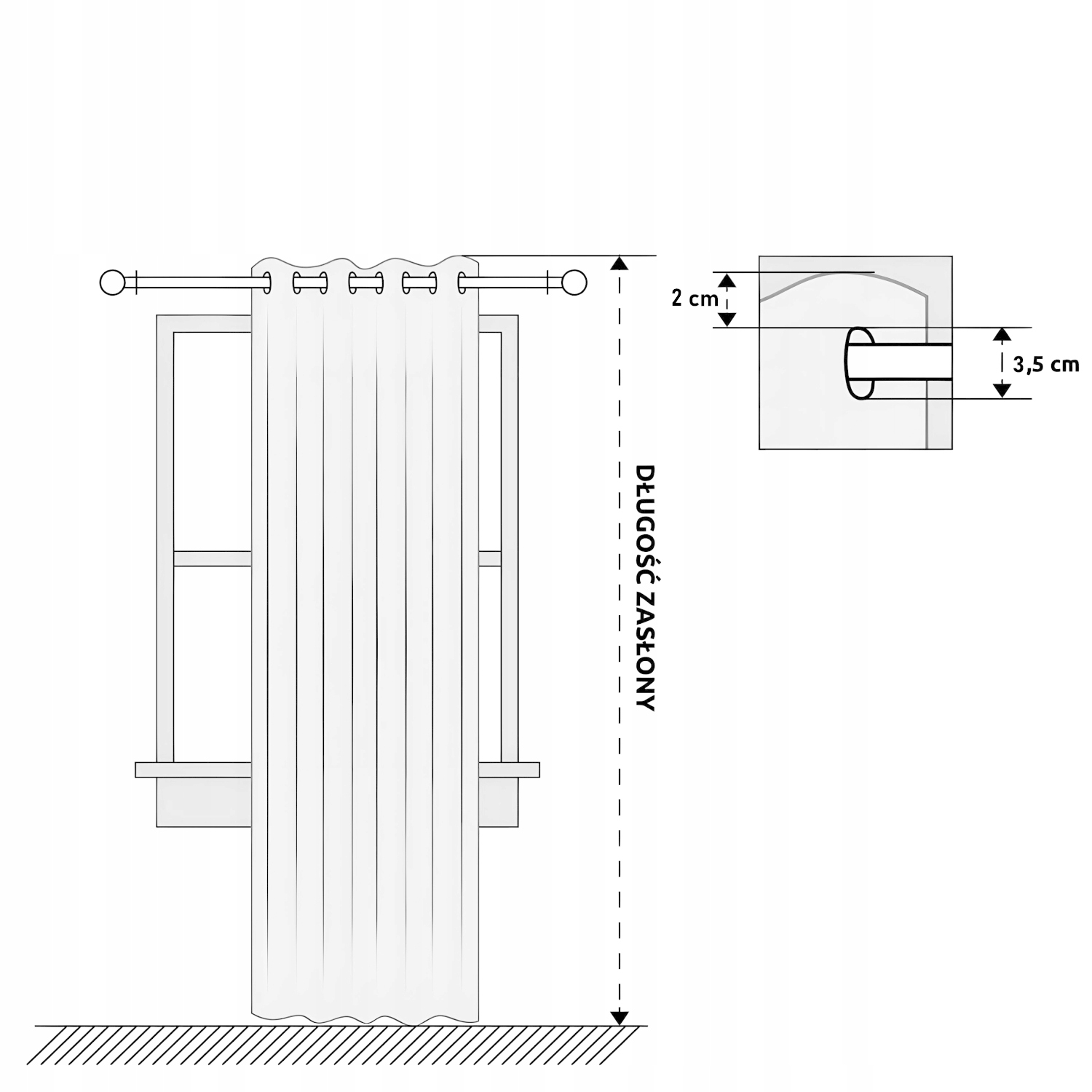 ZASŁONY WELUROWE NA PRZELOTKACH 220x250 TERMICZNA BEŻ Styl Nowoczesny