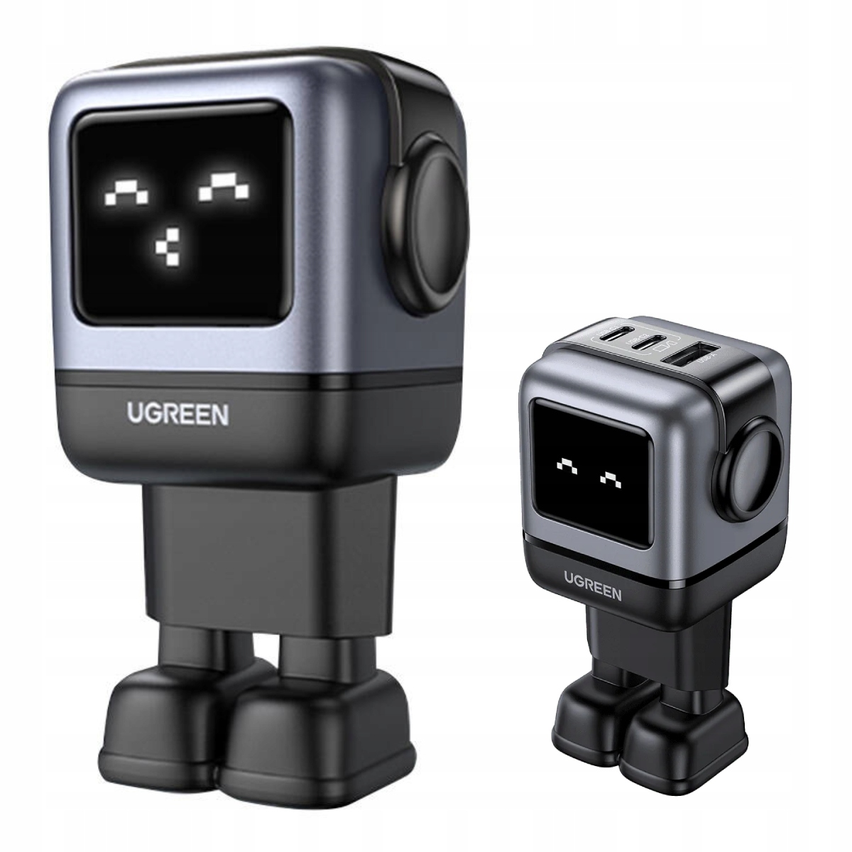 Ugreen Nexode Rg Szybka Ładowarka Usb-c Sieciowa 2x Usb Usb-c 65W Robot