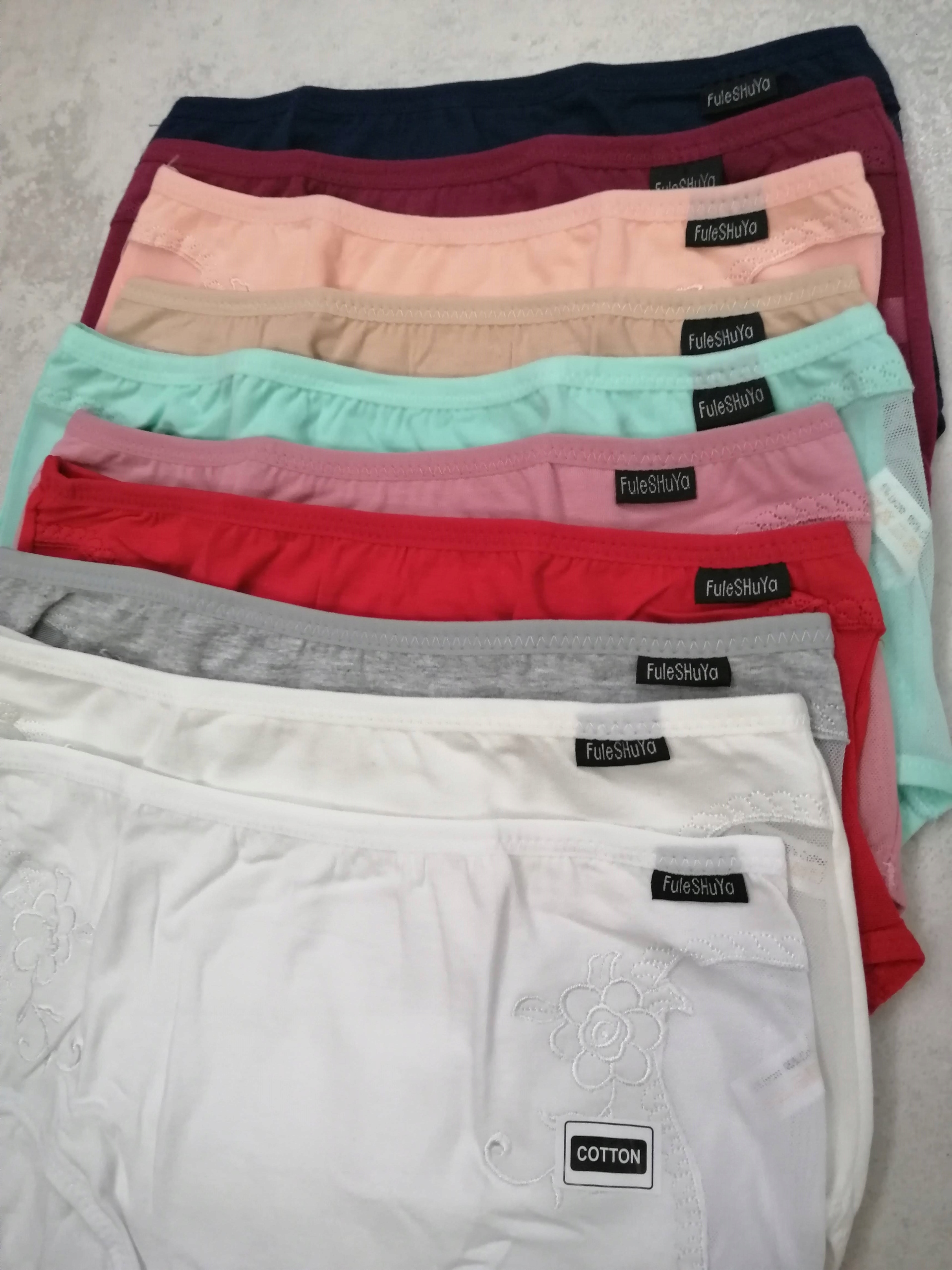 Majtki Damskie Róża wysokie FuleShuYa Rozmiar 3XL