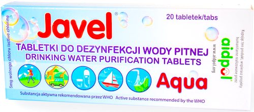 

Javel Aqua Tabletki do uzdatniania wody pitej 20sz