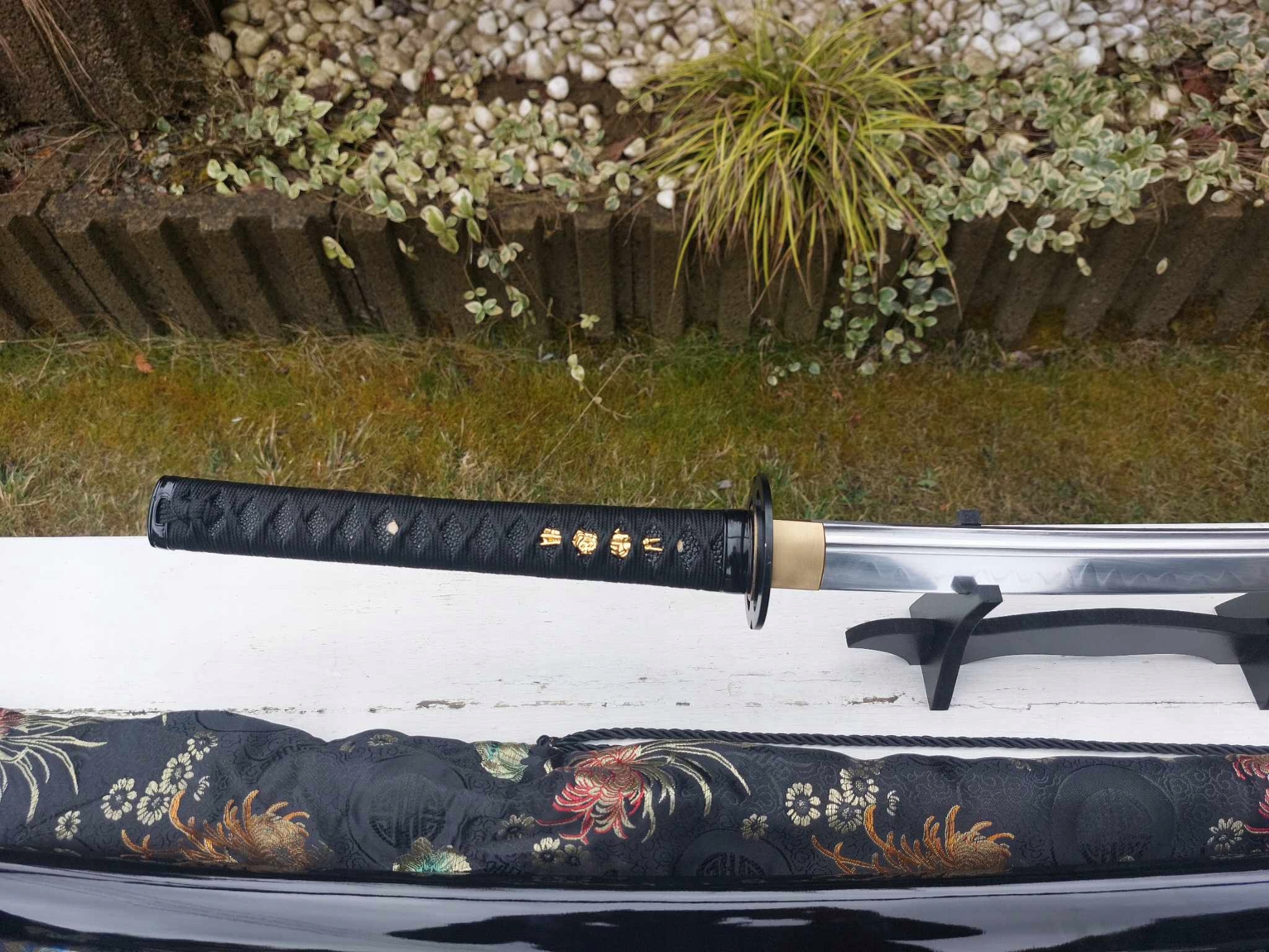 Katana samurajský meč Velmi silný, ostrý, japonský, ručně vyráběný
