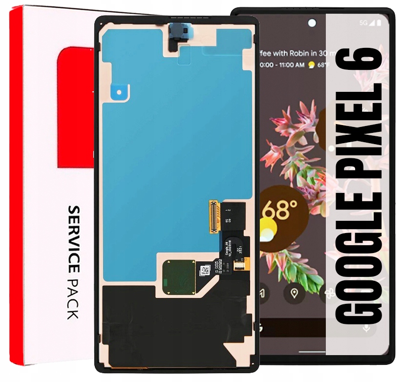 Displej Pro Google Pixel 6 Originální Obrazovka Rámeček