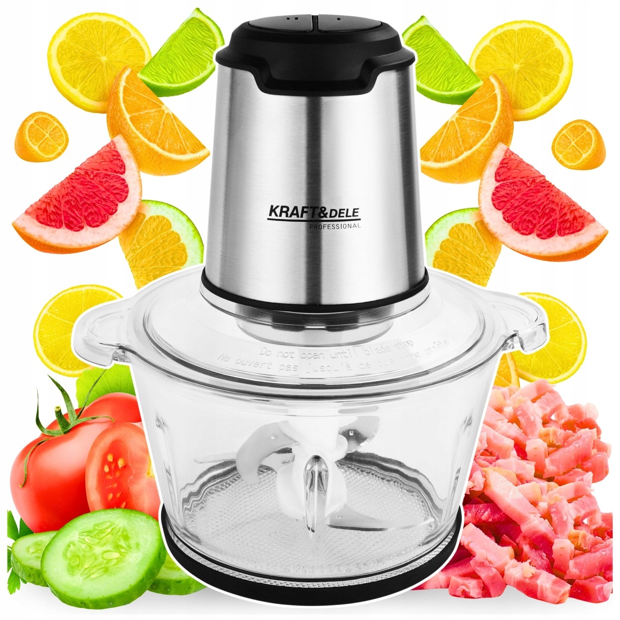 Rozdrabniacz Szatkownica Do Warzyw Elektryczny Mięsa Owoców Malakser 1000W