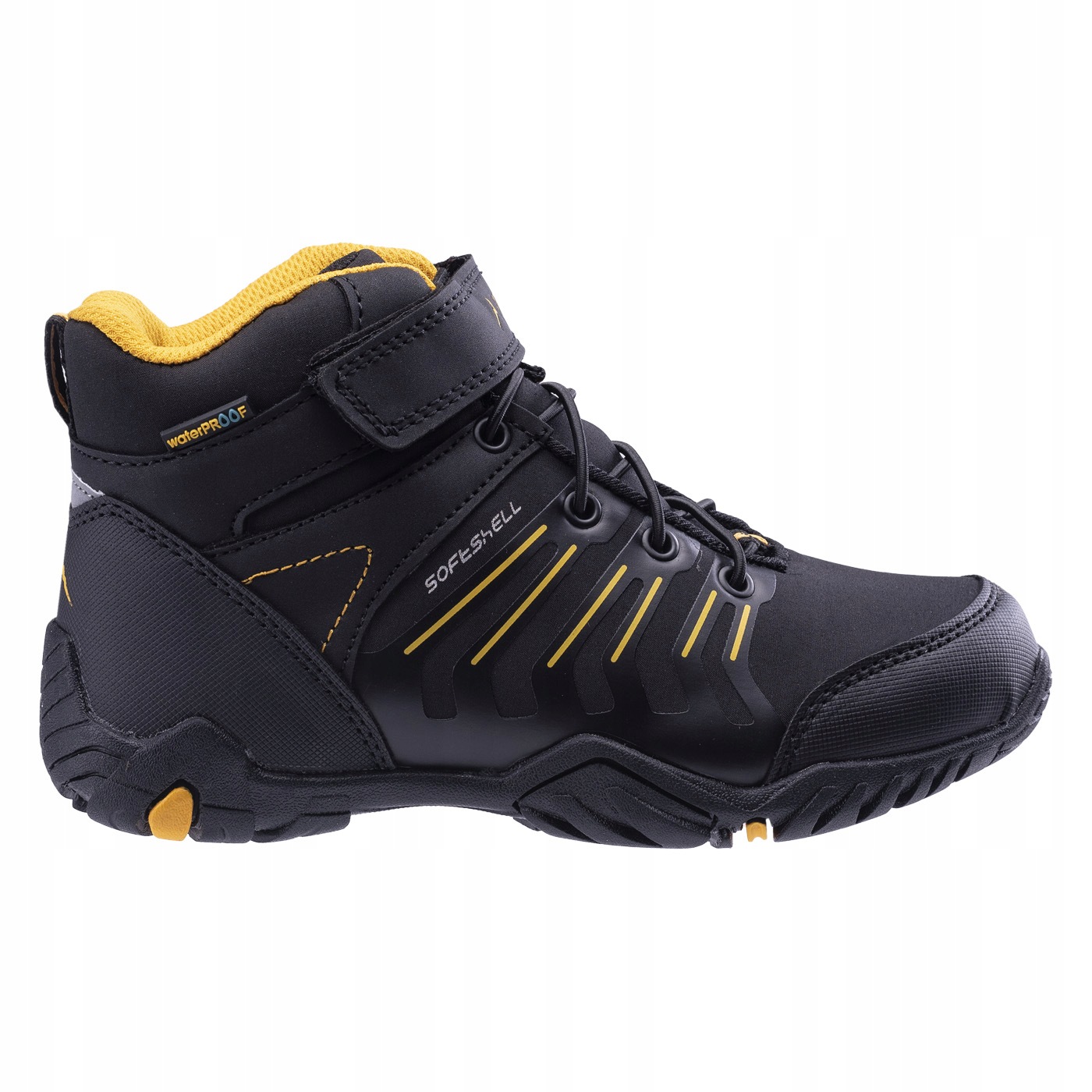 Buty Turystyczne Elbrus Erimley MID Wp Jr Czarny Wodoodporne Rozmiar 31