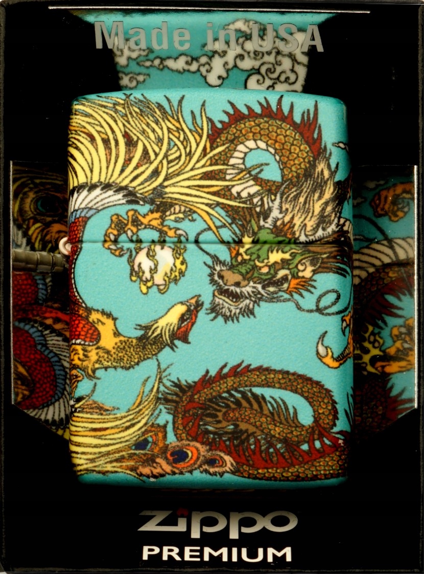 Zapalovač Zippo Chinese Dragon Phoenix 60006822 Větruodolný benzínový