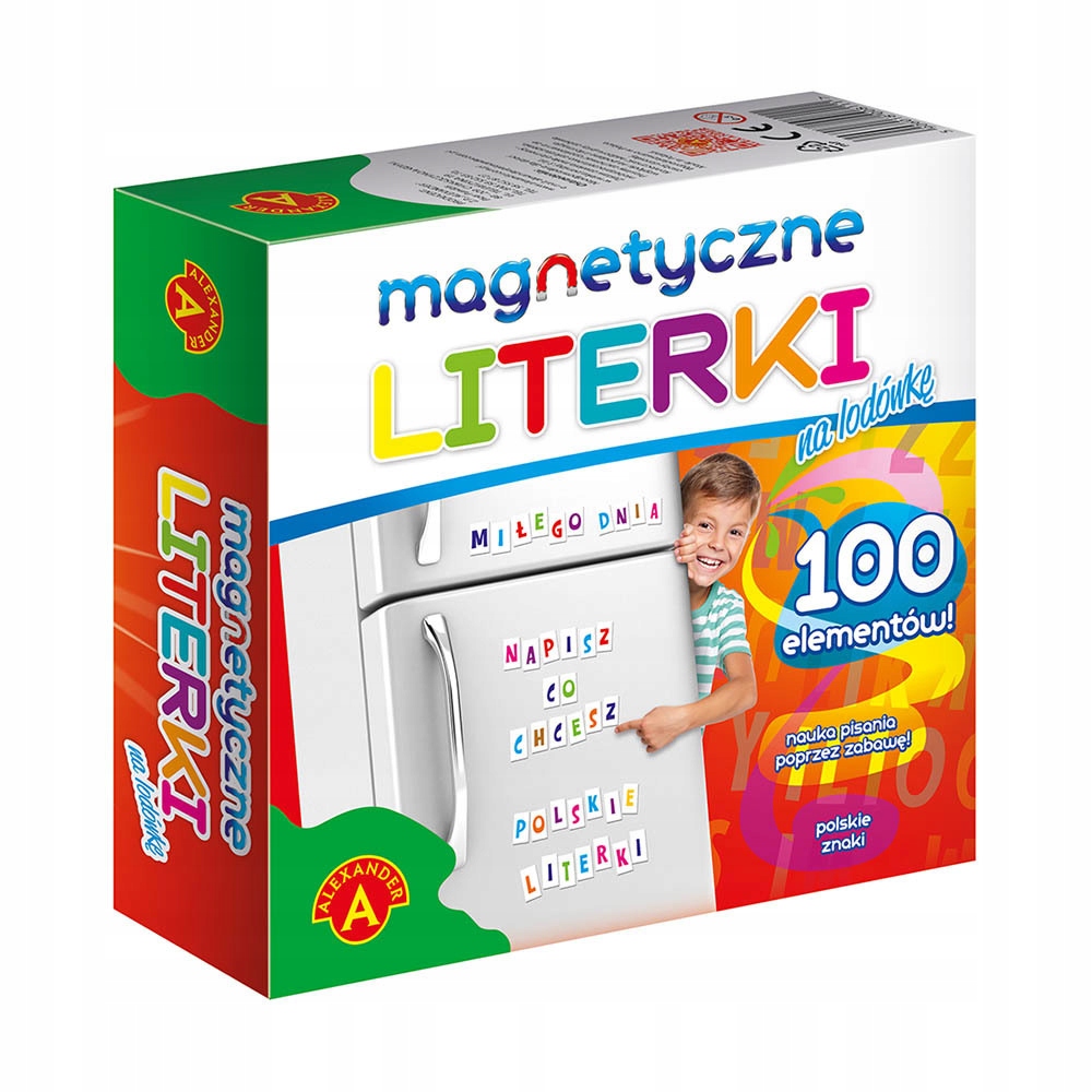 

Magnetyczne Literki 100 sztuk Alexander