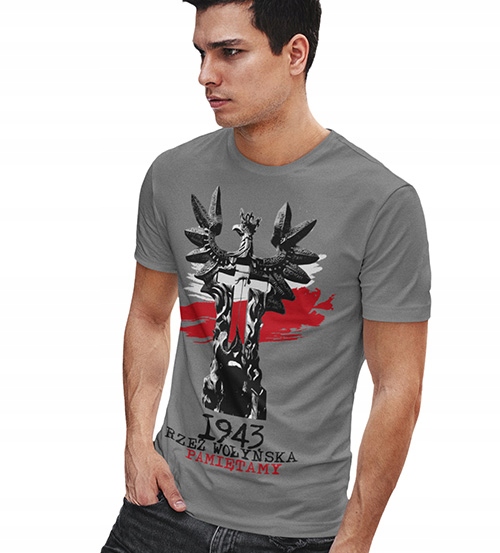 KOSZULKA PATRIOTYCZNI WOŁYŃ PAMIETAMY Rozmiar XL