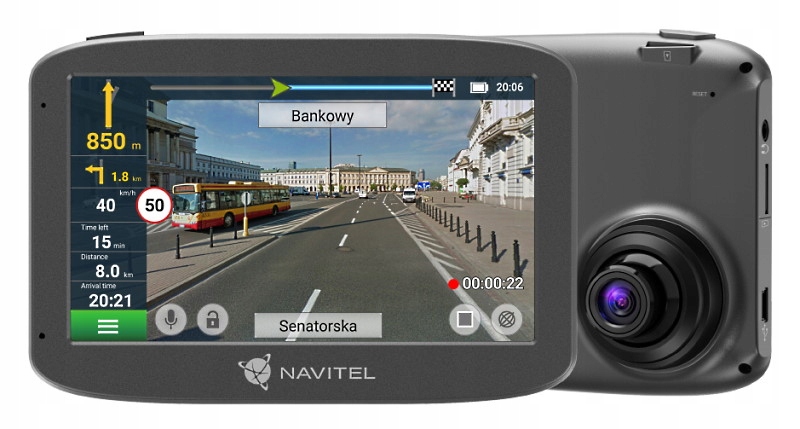 Navitel Re 5 Dual záznamník jízdy automobilová kamera Gps navigace