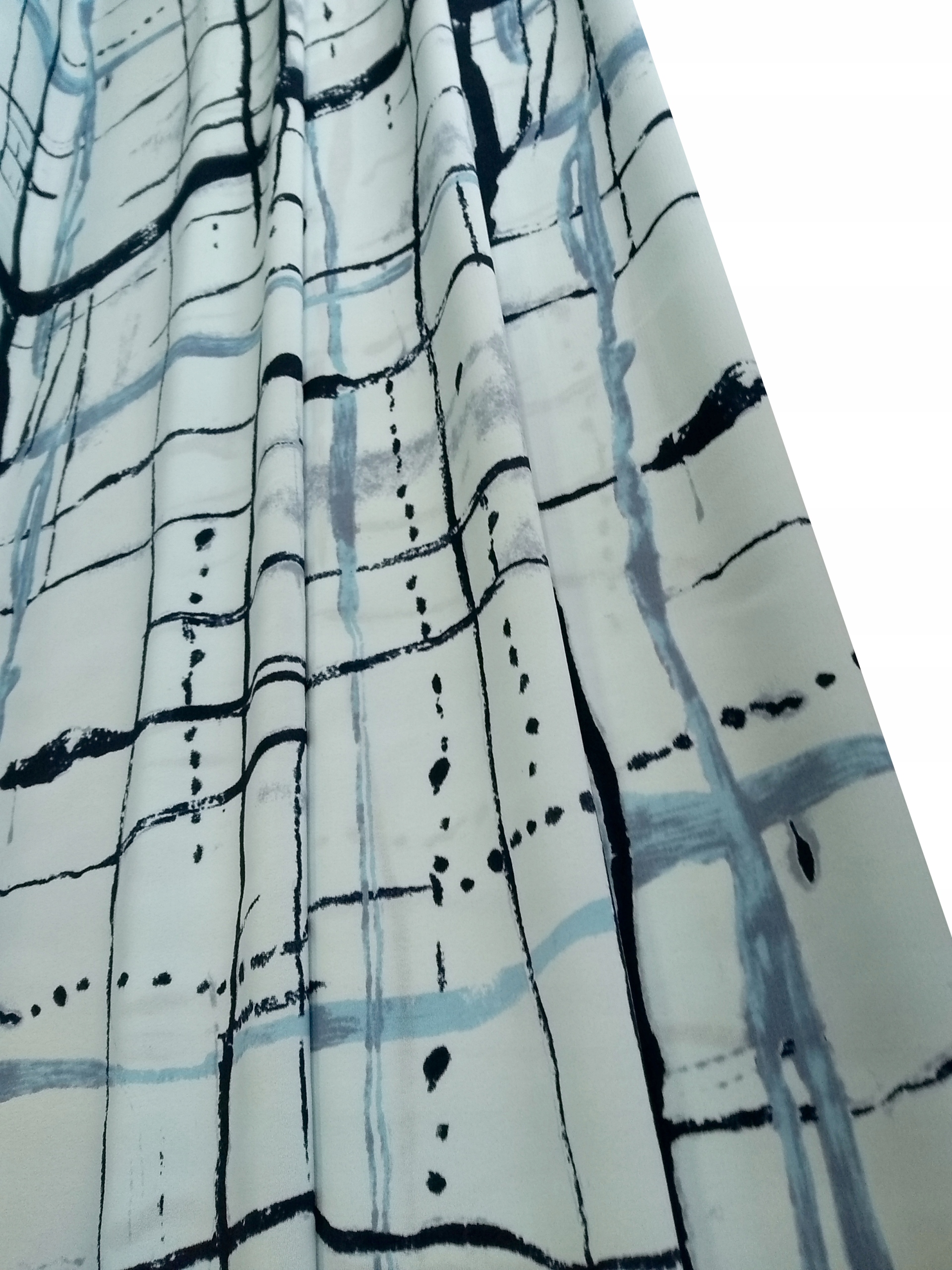 tisková tkanina na záclony, 2 kusy celkem 4m (1.5m +2.5m)