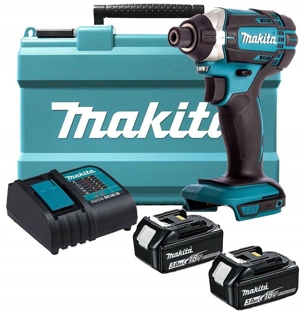 Makita DTD152SFJ 18V Lxt Zakrętarka Udarowa 165Nm Klucz Zestaw 2x3Ah