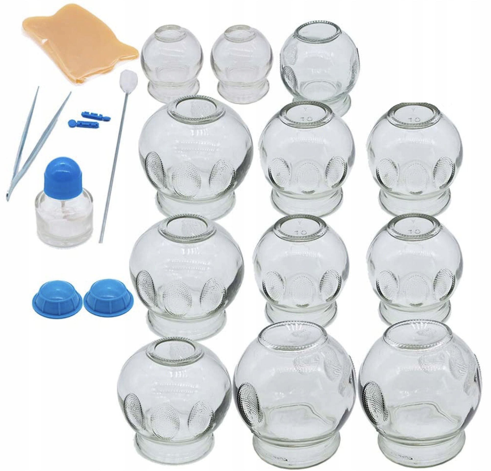 

Zestaw baniek szklanych 12 szt. w opakowaniu