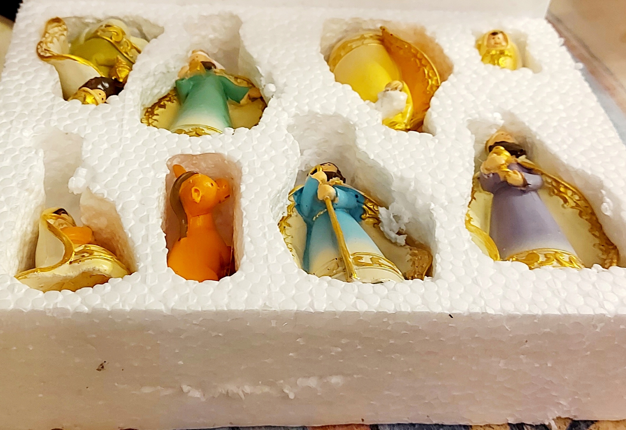 Szopka Bożonarodzeniowa Figurki do Szopki *ŻYWICA Marka Luna