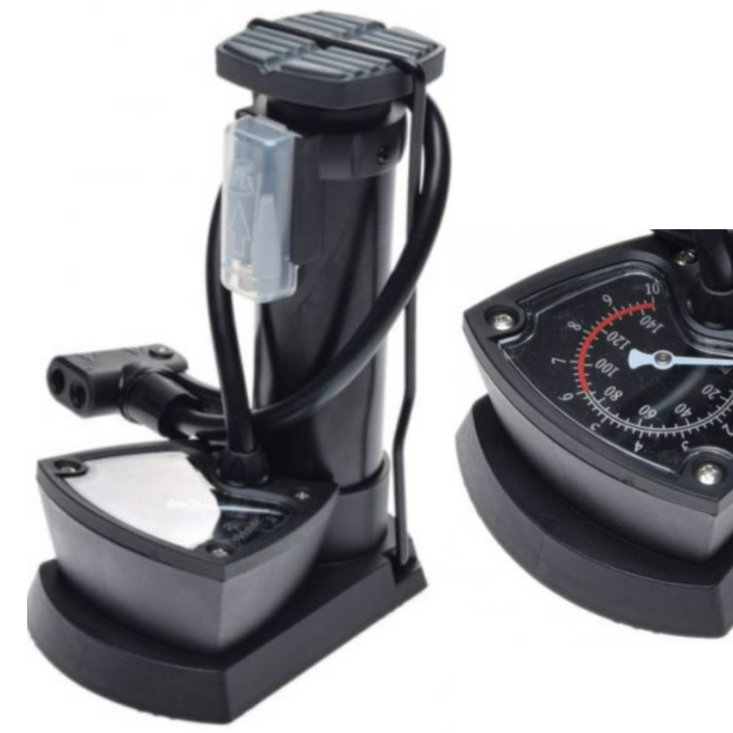 Cyklistická Podlahová Pumpa s manometrem