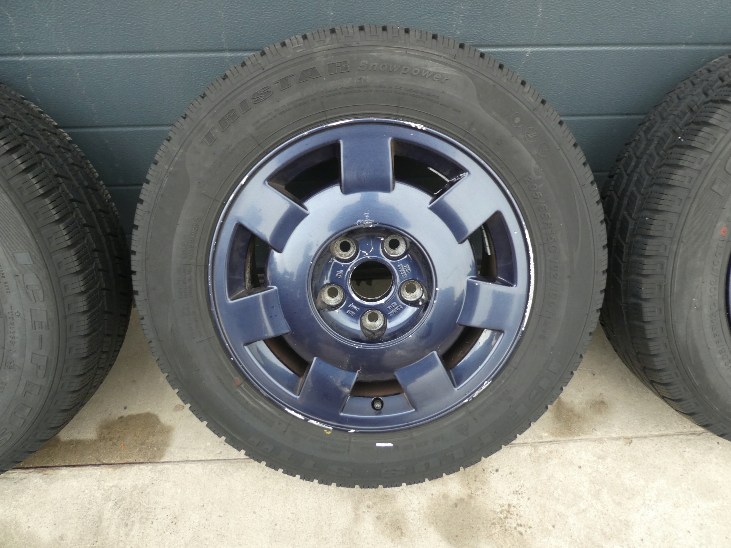 4X wheels discs tyres VW T4 7D0601025 2017R