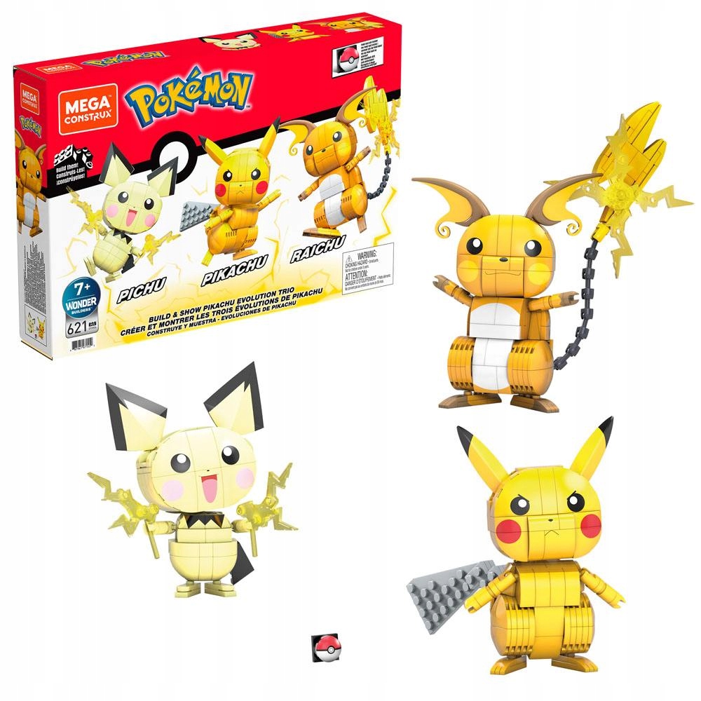 Construx Pokemon Pikachu 3w1 GYH06