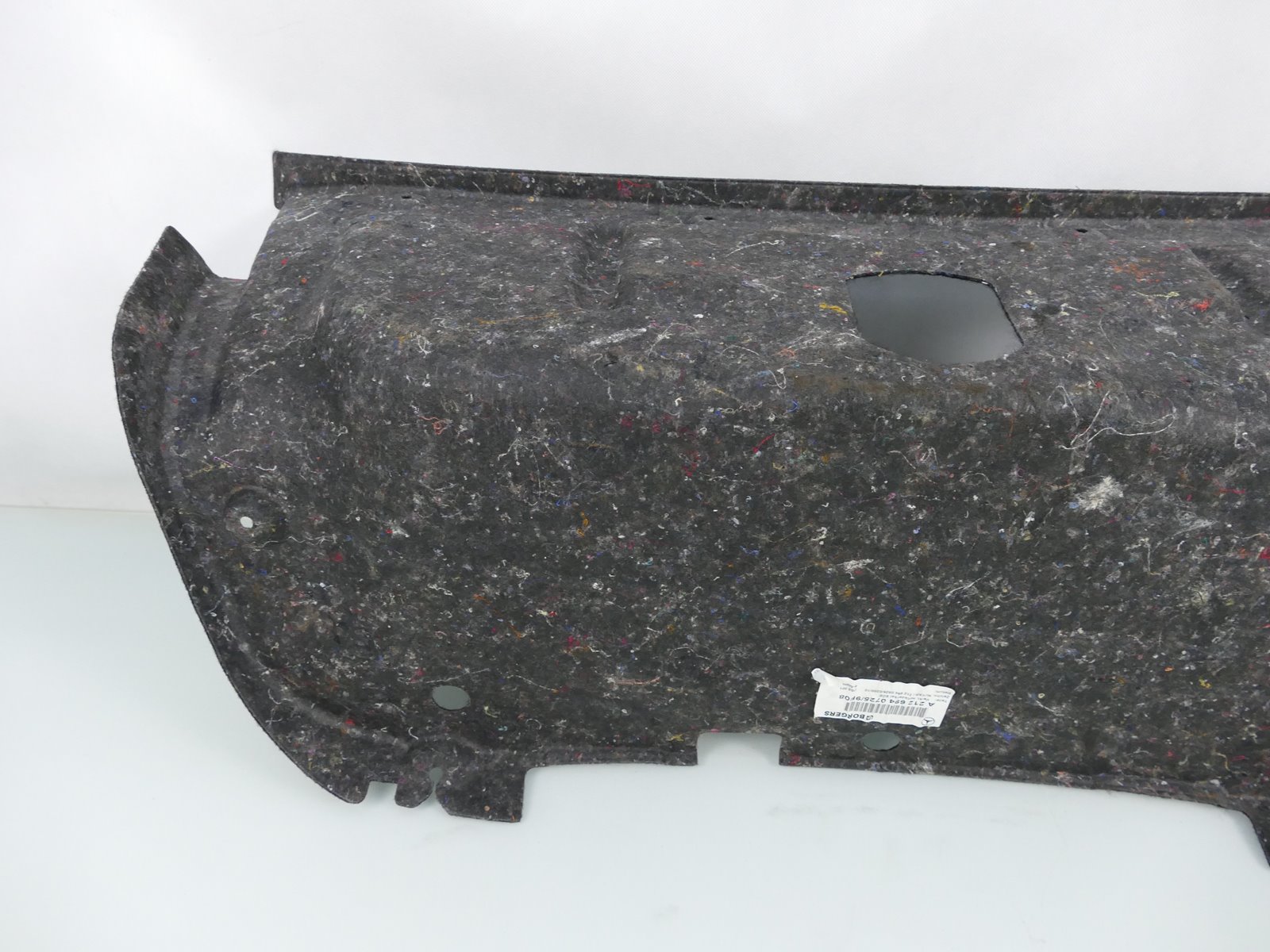 MERCEDES W212 sedan upholstery bonnet side