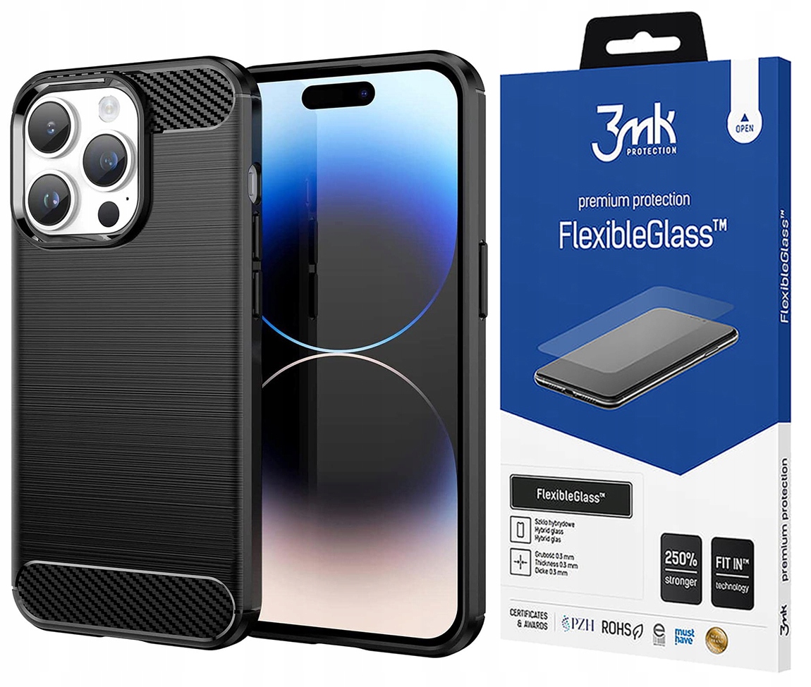 

Etui do Iphone 14 Pro, Slim Armor Case Szkło 3MK
