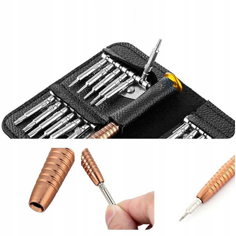 ZESTAW ŚRUBOKRĘTÓW PRECYZYJNYCH 25w1 WKRĘTAKI TORX Marka inna