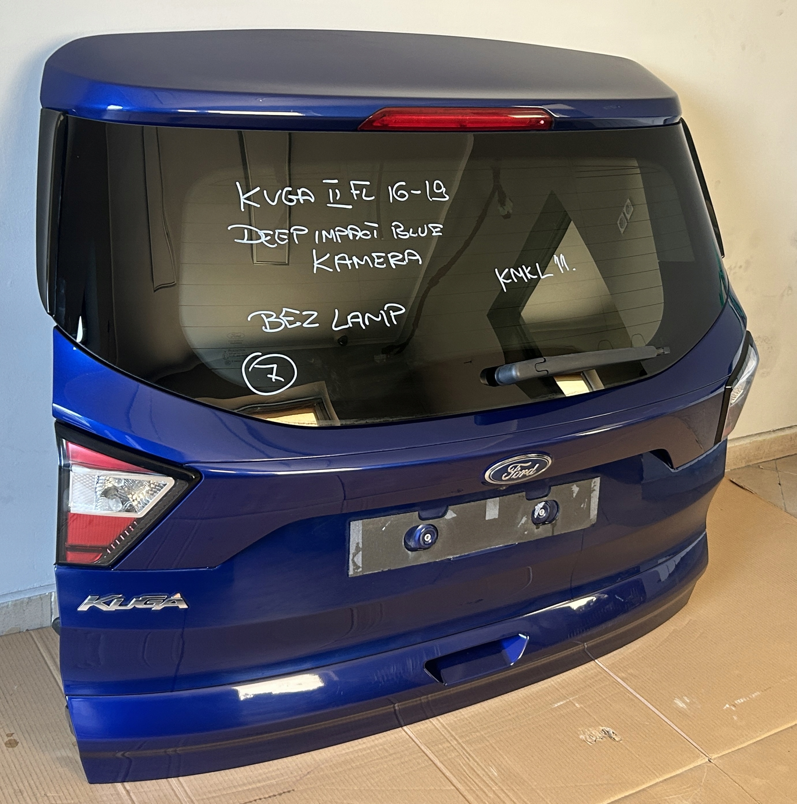 FORD KUGA MK2 LIFT 2016-2019 boot door KAMERA DEEP IMPACT BLUE