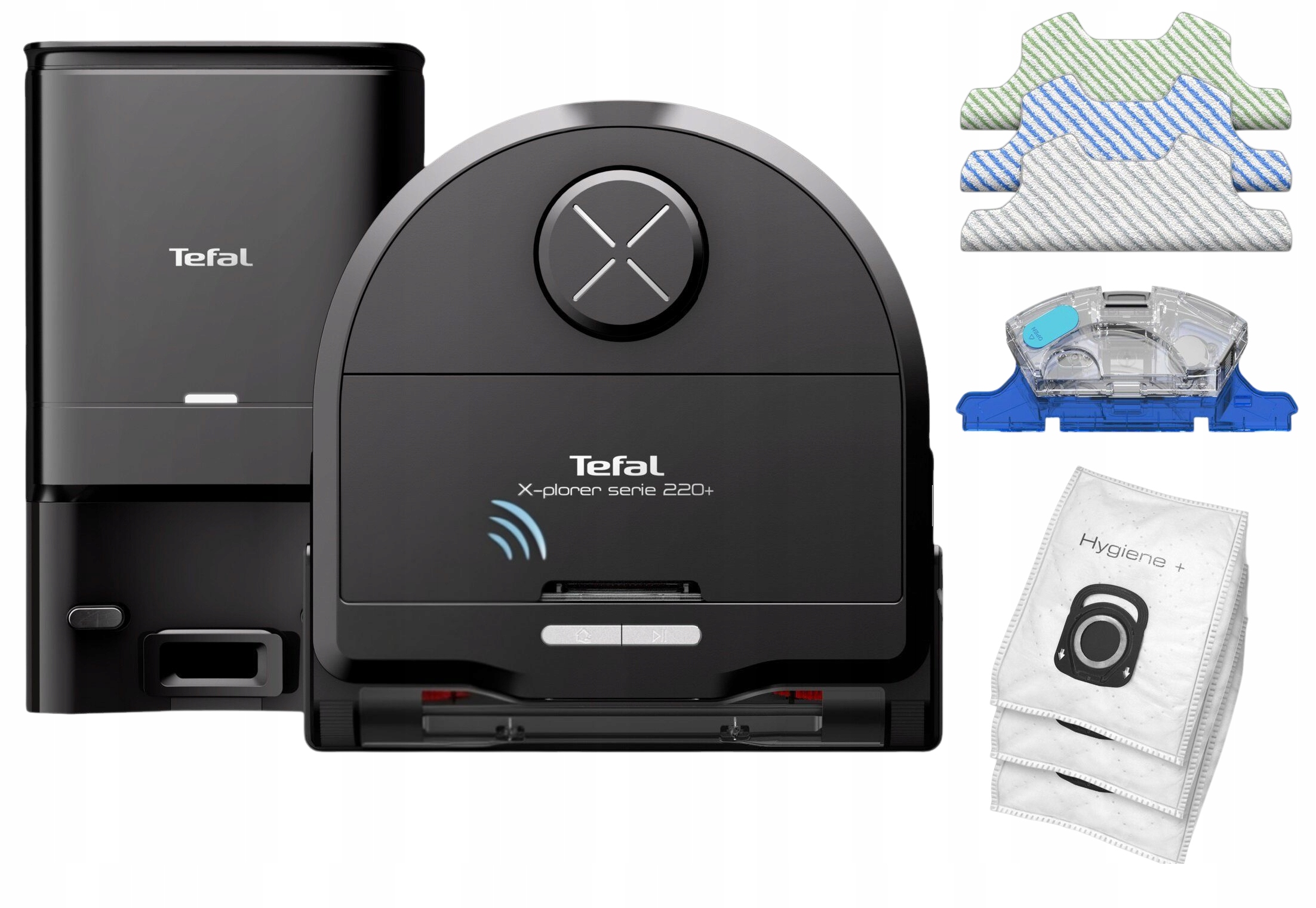 Robot sprzątający odkurzacz Tefal X-Plorer S220+ aktywne mopowanie