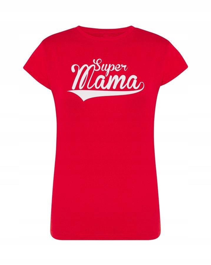 

Koszulka na Dzień Matki - Super Mama, czerwona M