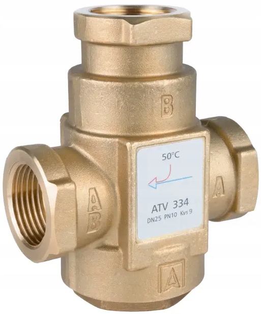 

Zawór Temperaturowy Atv 334 DN25 1" 50°C Afriso